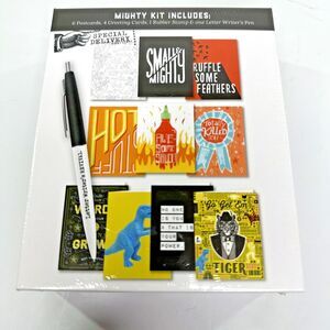 Letter Writers Revival Mighty Writing Kit Postcard Pen Greeting‎ Card Stamp Gift